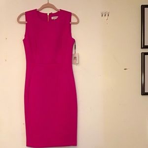 Calvin Klein Hot pink dress NWT